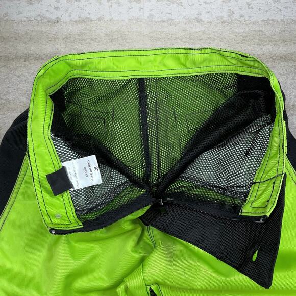 Vintage Raven Motocross Pants Green Black Grey Baggy Wide Leg Fit Y2K - Picture 3 of 3